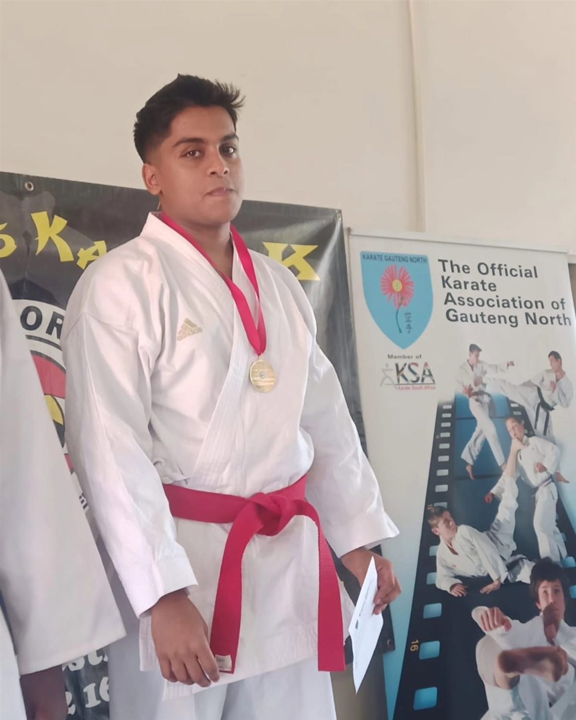 KarateZone athlete on the podium